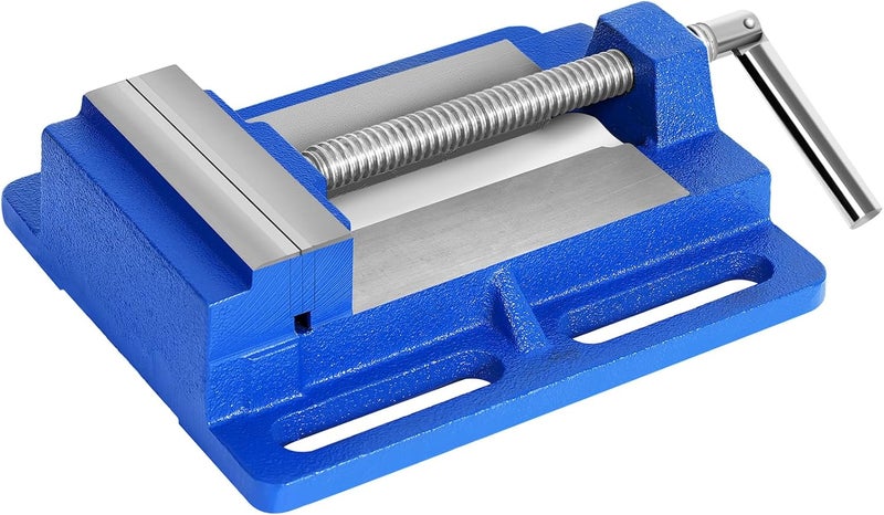 Forward Q196A 6 Inch Drill Press Vise Portable Bench Vise with Slotted Base, 6" Jaw Width - Image 1